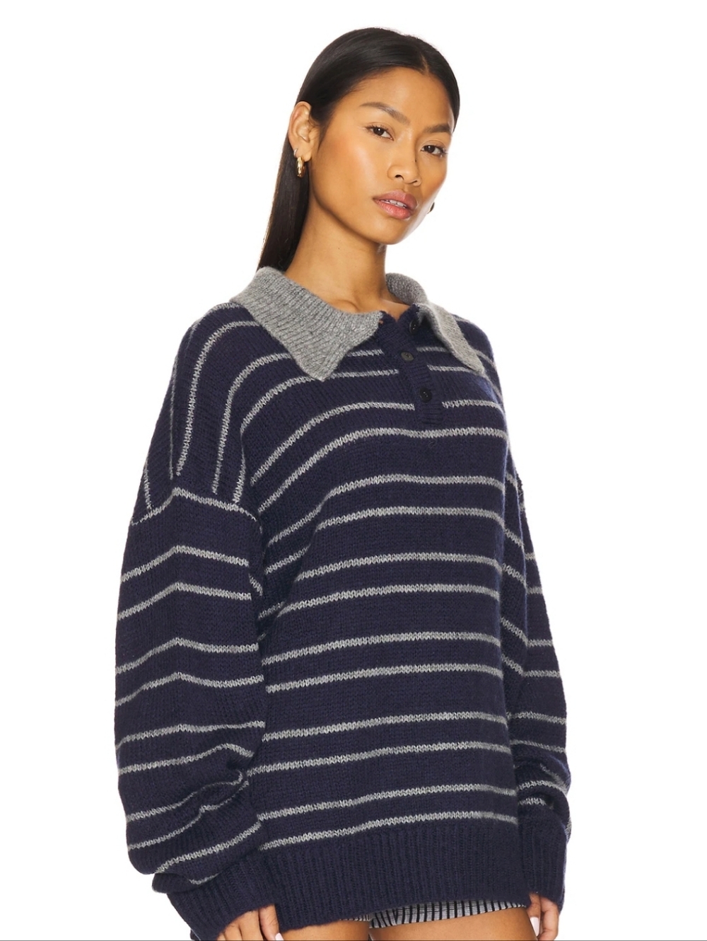 Rising Sun Jersey in Navy LIONESS - Picture 2 of 5
